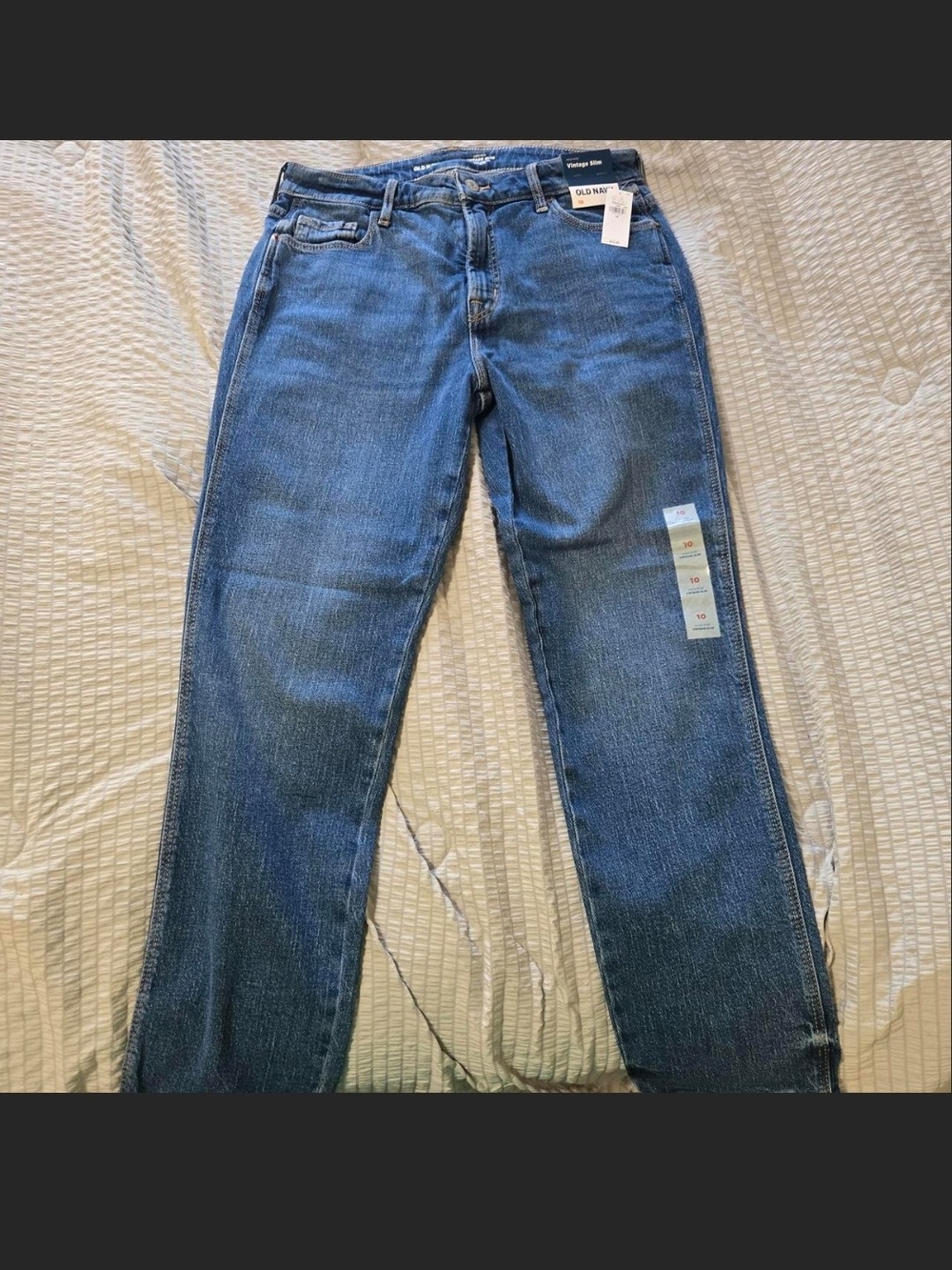 Old Navy Women's Medium Blue High-Rise Vintage Style Jeans